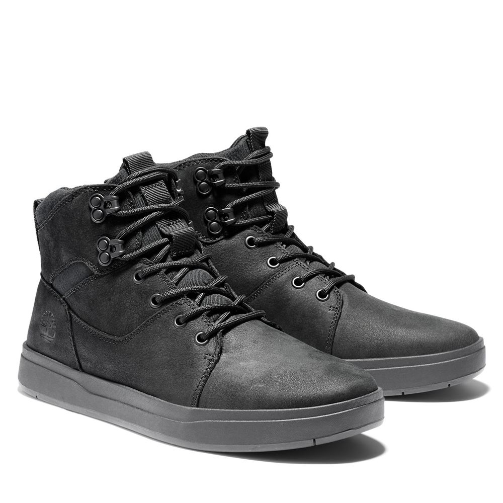 Timberland Chukka Μποτακια Ανδρικα Μαυρα - Davis Square - Greece 1756803-TA